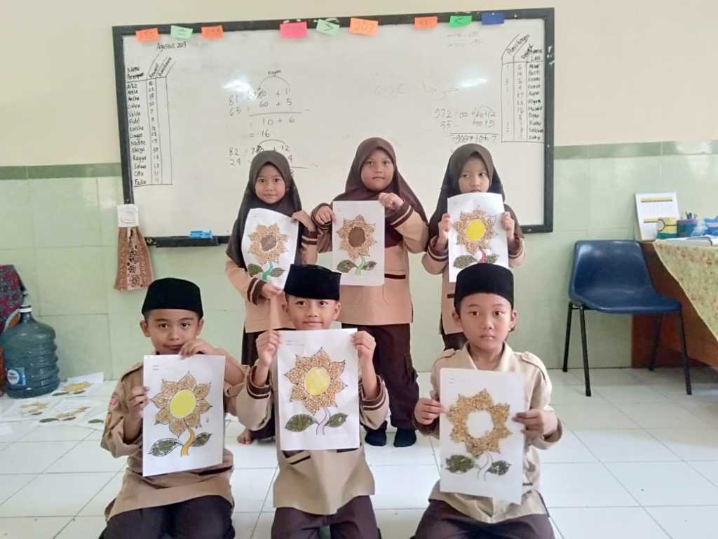 Dokumentasi Rangkaian Kegiatan Pembelajaran Pembuatan Handy Craft SD Islam Anugerah Insani