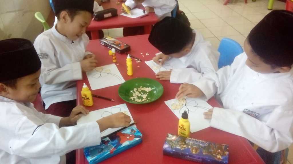 Dokumentasi Rangkaian Kegiatan Pembelajaran Pembuatan Handy Craft SD Islam Anugerah Insani