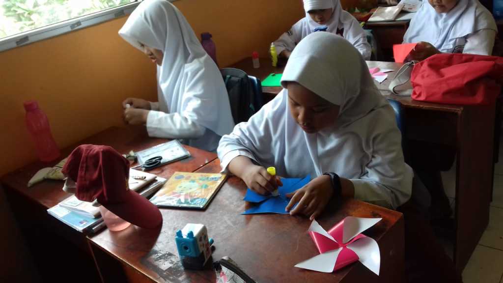 Dokumentasi Rangkaian Kegiatan Pembelajaran Pembuatan Handy Craft SD Islam Anugerah Insani