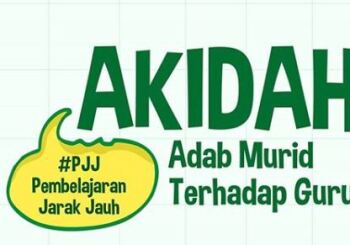 Pembelajaran Adab Murid Terhadap Guru